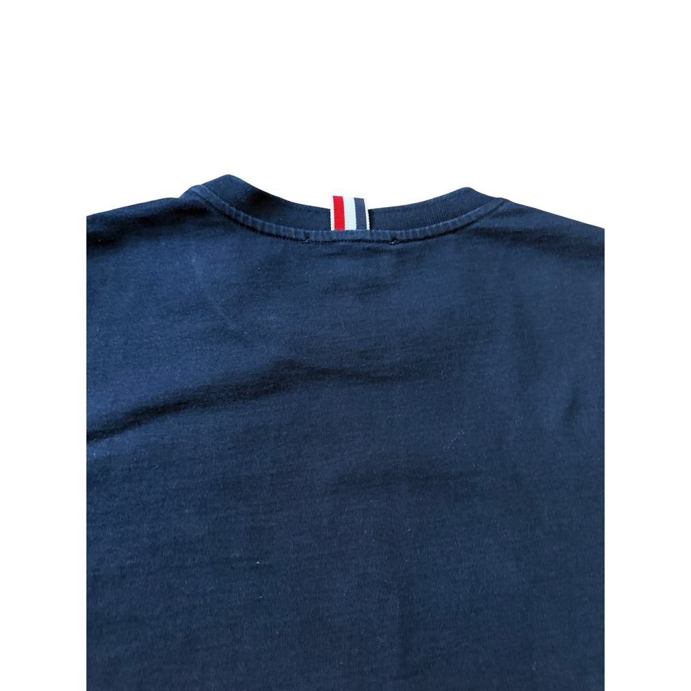 Thom Browne Navy Blue Stitch Cotton T-Shirt Size 3 Made in Japan With Issue - Picture 7 of 8